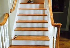 Wood Stairs Refinishing