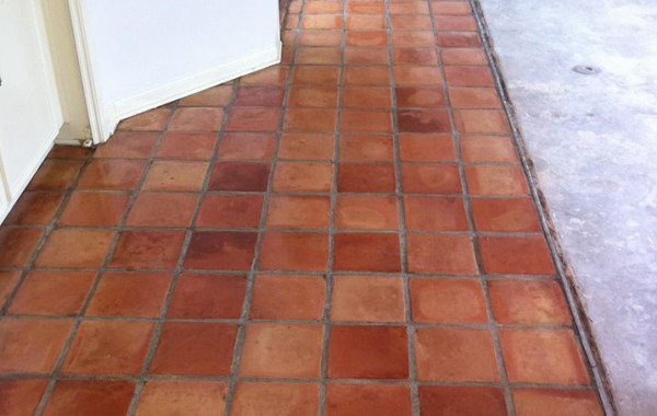 Saltillo Tile Cleaned and Sealed